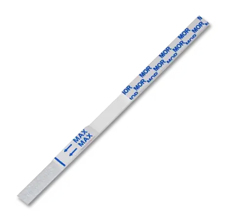 Bandelette de test de dépistage Héroïne et Morphine NarcoCheck, test urinaire rapide et fiable pour usage à domicile.