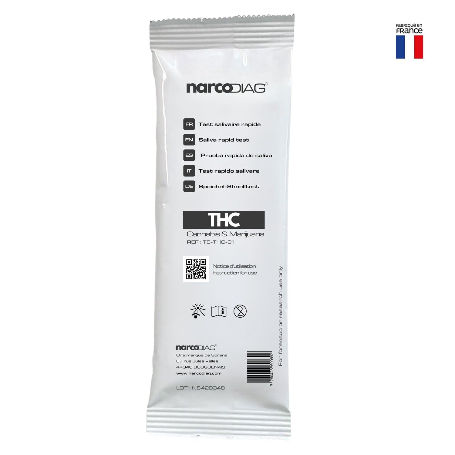 Test salivaire THC rapide pour entreprises – Détection cannabis fiable