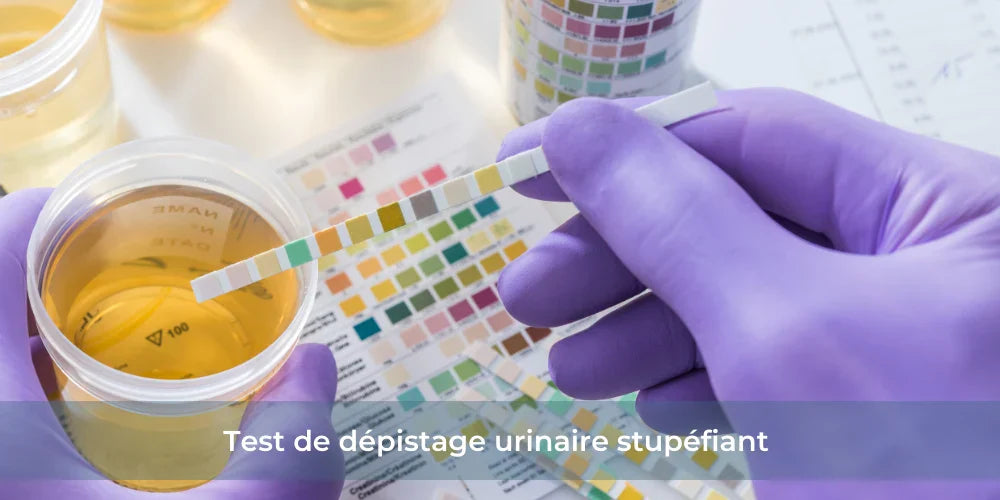 Bandelette de test urinaire pour dépistage de stupéfiants à domicile