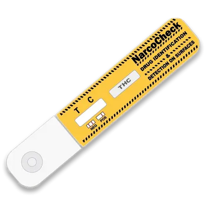 Test Détection THC Surfaces NarcoCheck, dispositif rapide et fiable pour identifier le THC sur objets ou surfaces, résultats en 5 minutes.