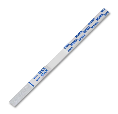 Bandelette de test urinaire MDMA NarcoCheck pour dépistage rapide en 5 minutes. Fiabilité de 99% pour usage médical ou personnel.
