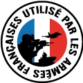 Logo officiel indiquant que le Test Salivaire Multi-Drogues NarcoCheck® est utilisé par les forces armées françaises, gage de fiabilité et précision.